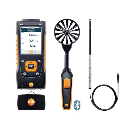 Testo 440 Air Flow Combokit 1 With Bluetooth 0563 4406